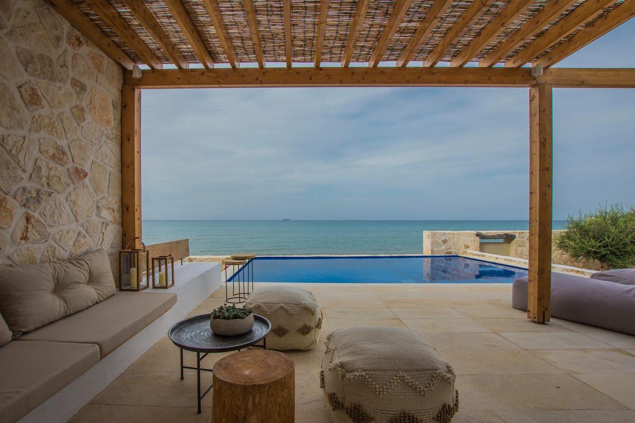Niova Villa - Seafront, Private Pool And Ionian Sea Views, By Zantewize 알리케스 외부 사진