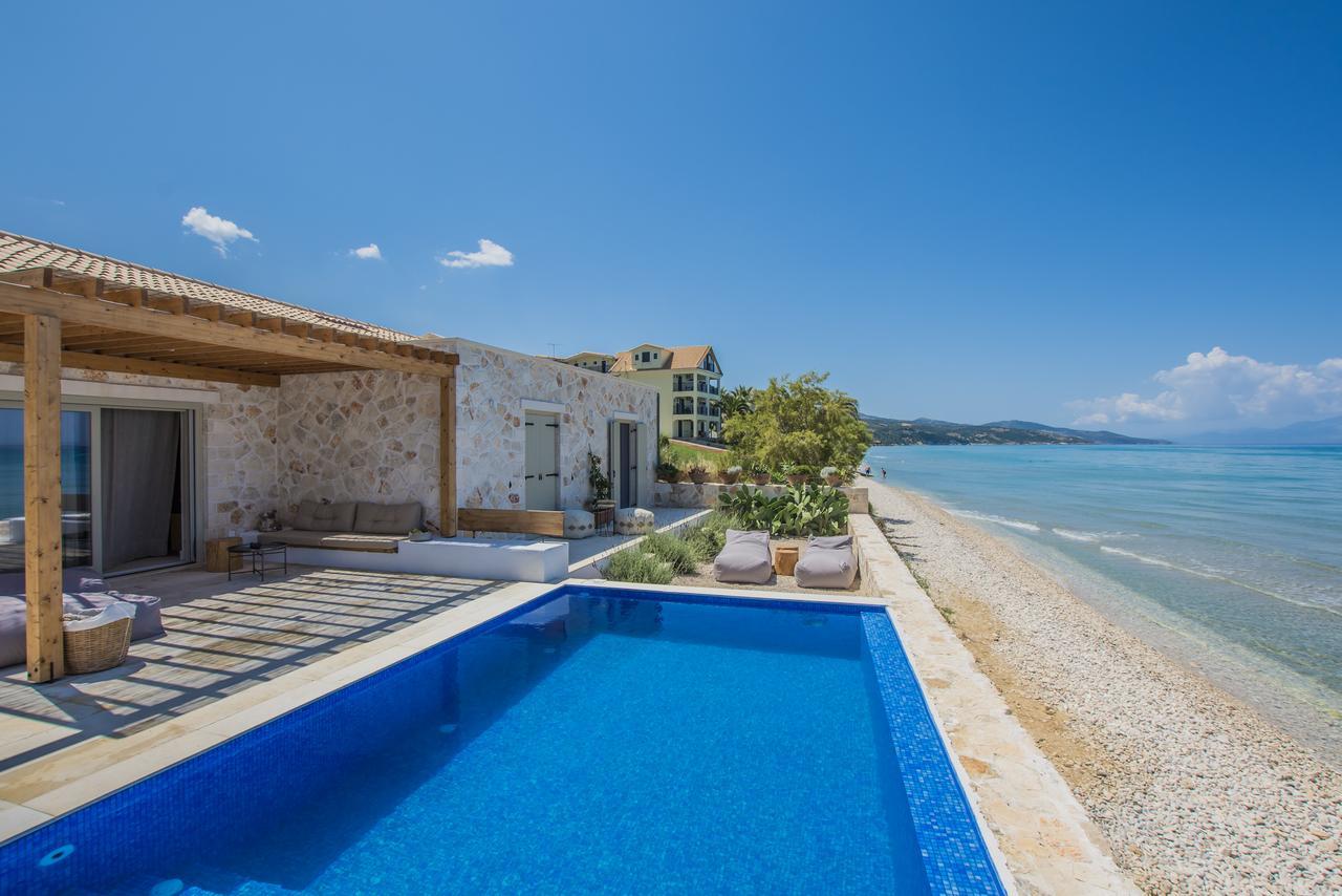 Niova Villa - Seafront, Private Pool And Ionian Sea Views, By Zantewize 알리케스 외부 사진